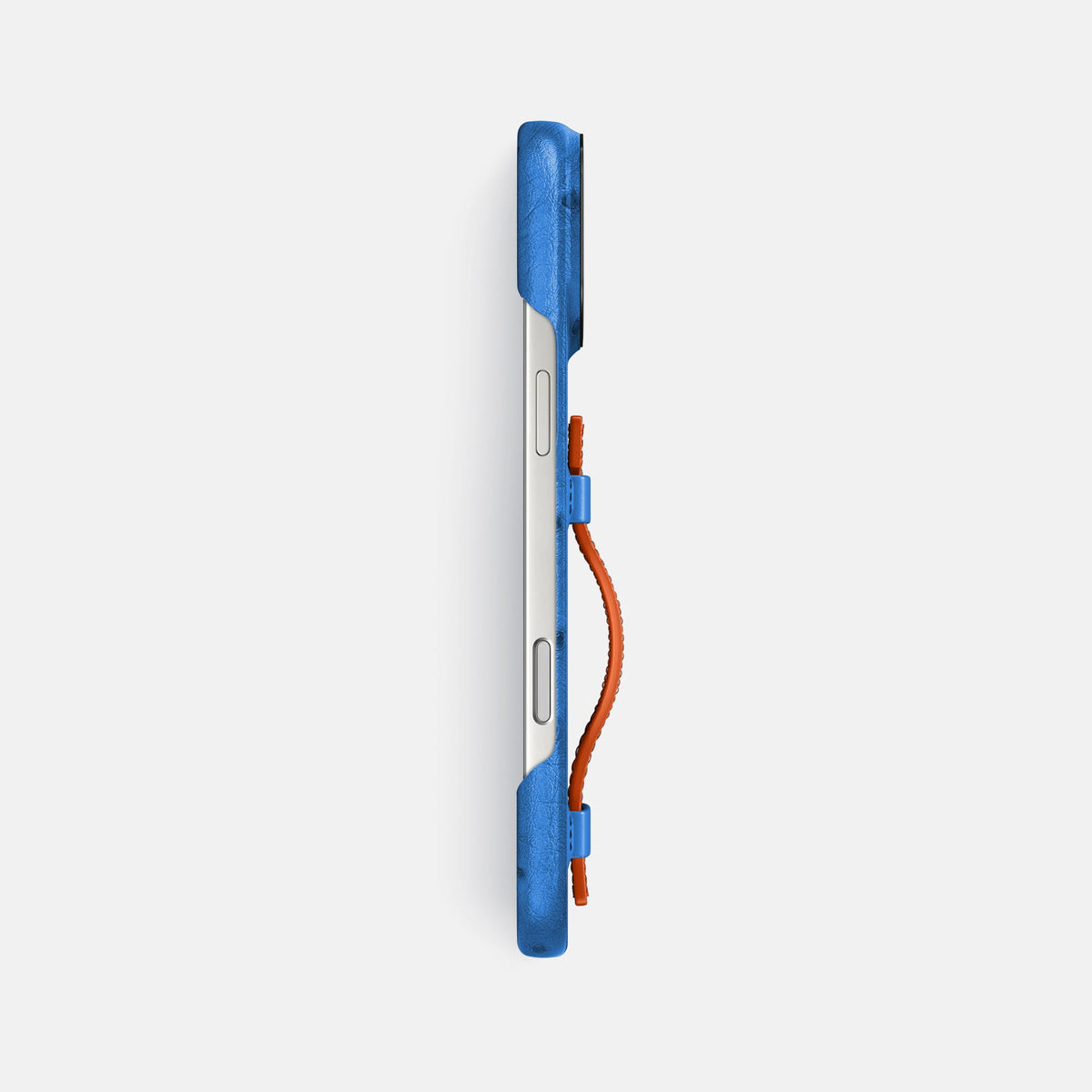 Handle Case Coloré For iPhone 18 Pro Max In Ostrich -3 | Royal-Blue-Black