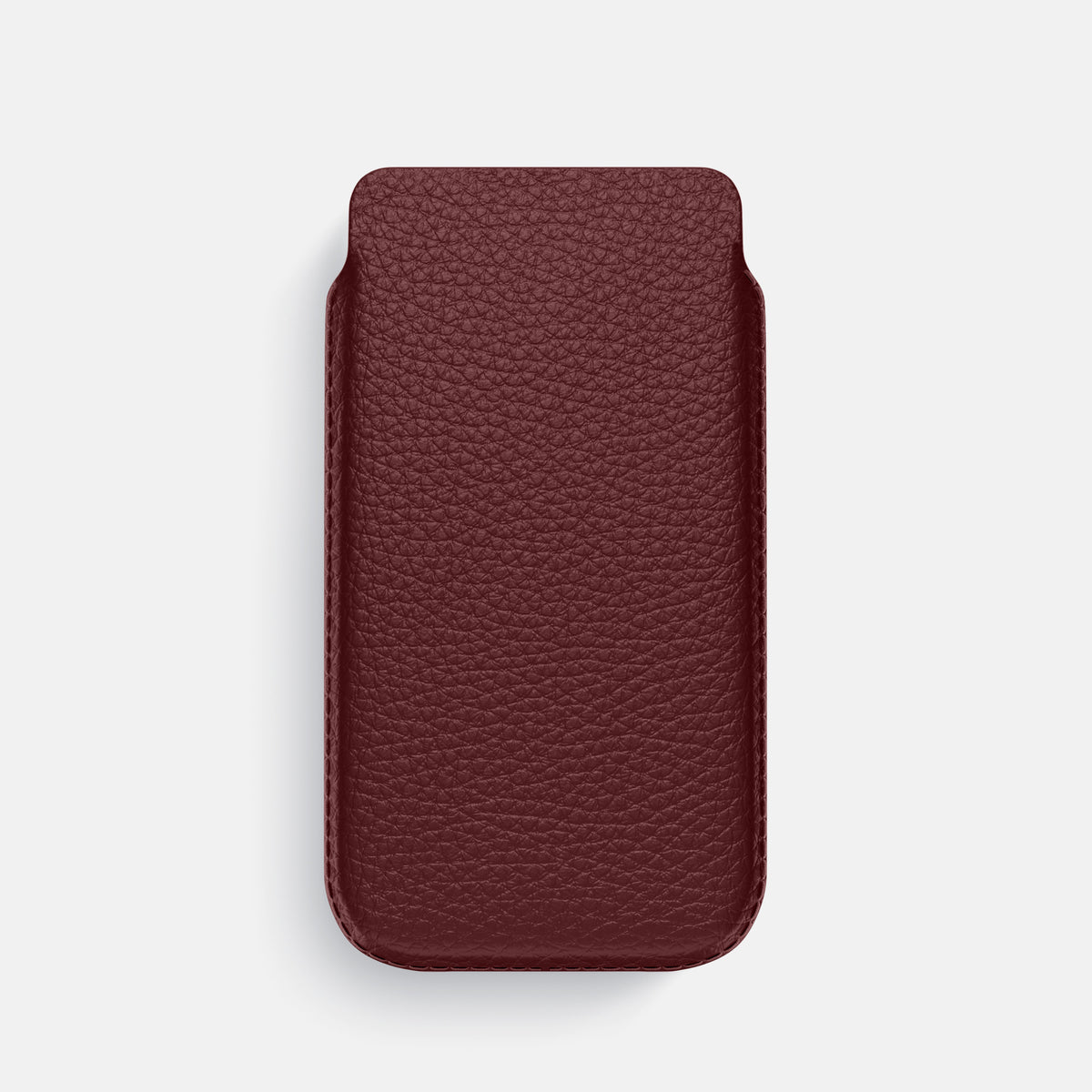 Pouch Case For iPhone 17 Pro In Calf -1 | Bordeaux