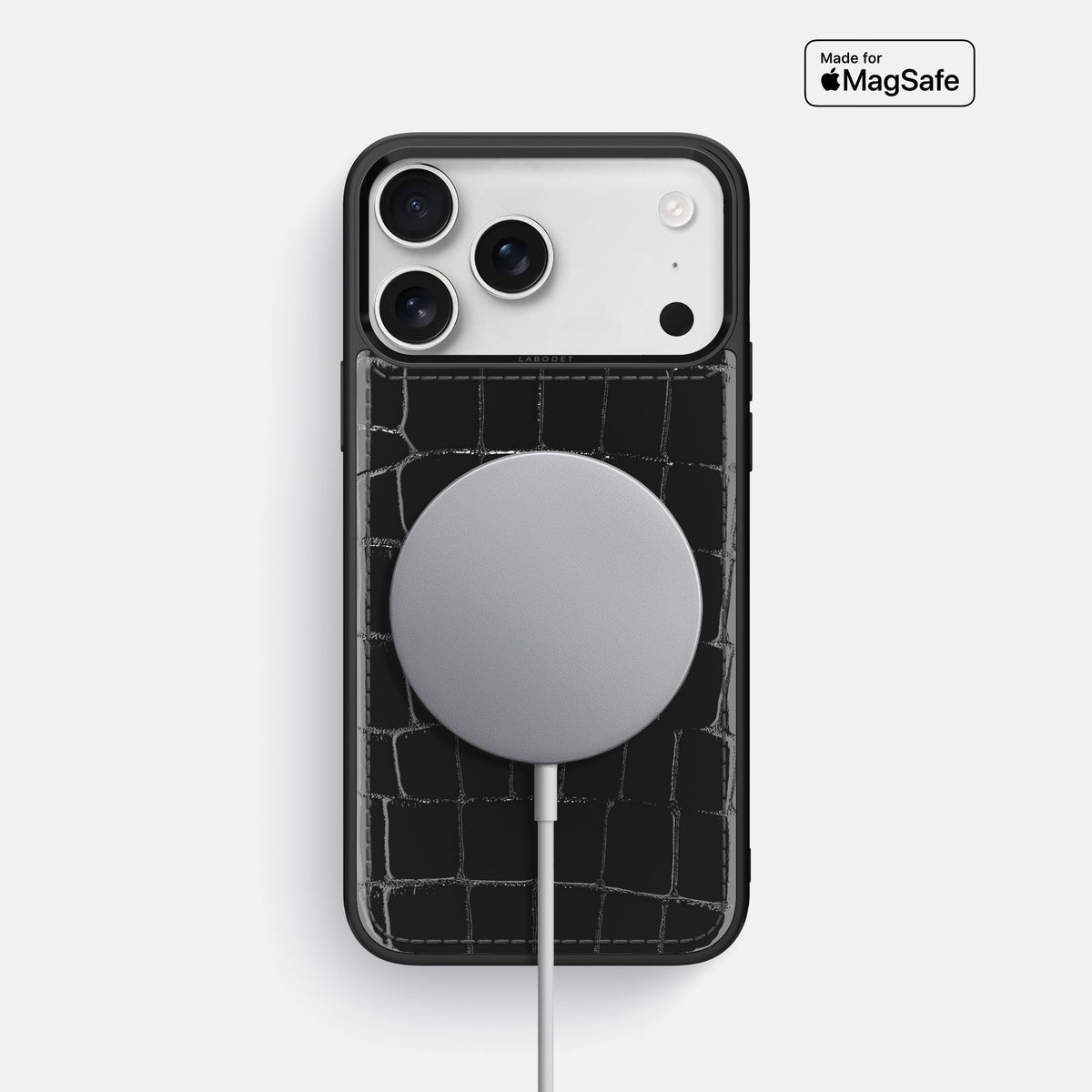 Sport Case For iPhone 18 Pro Max In Shiny Alligator -5 | Black