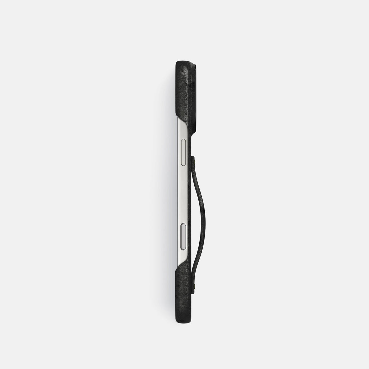 Finger Case For iPhone 17 Pro In Ostrich -3 | Black-Black