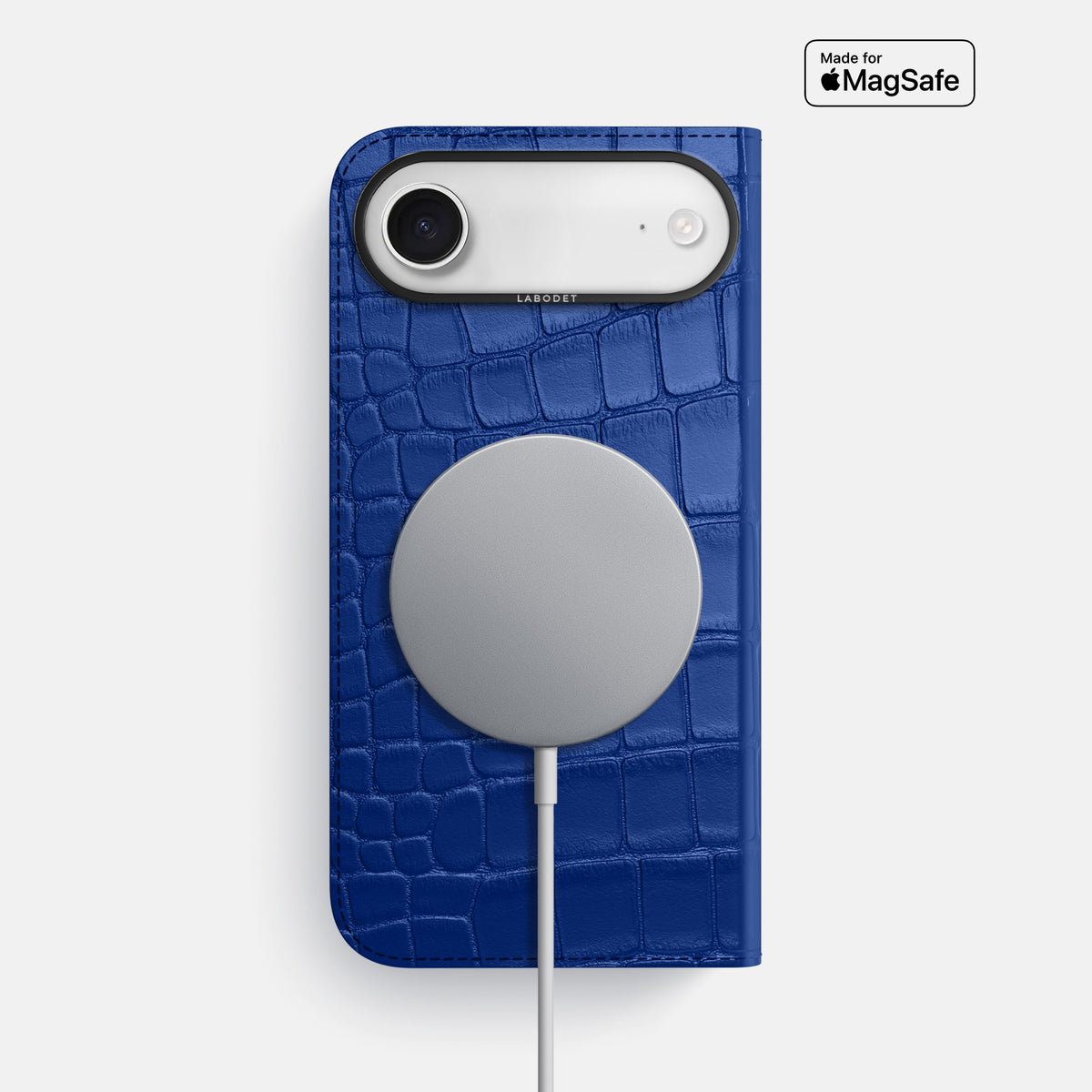 Folio Case For iPhone 17 Air In Alligator -3 | Royal-Blue-Steel