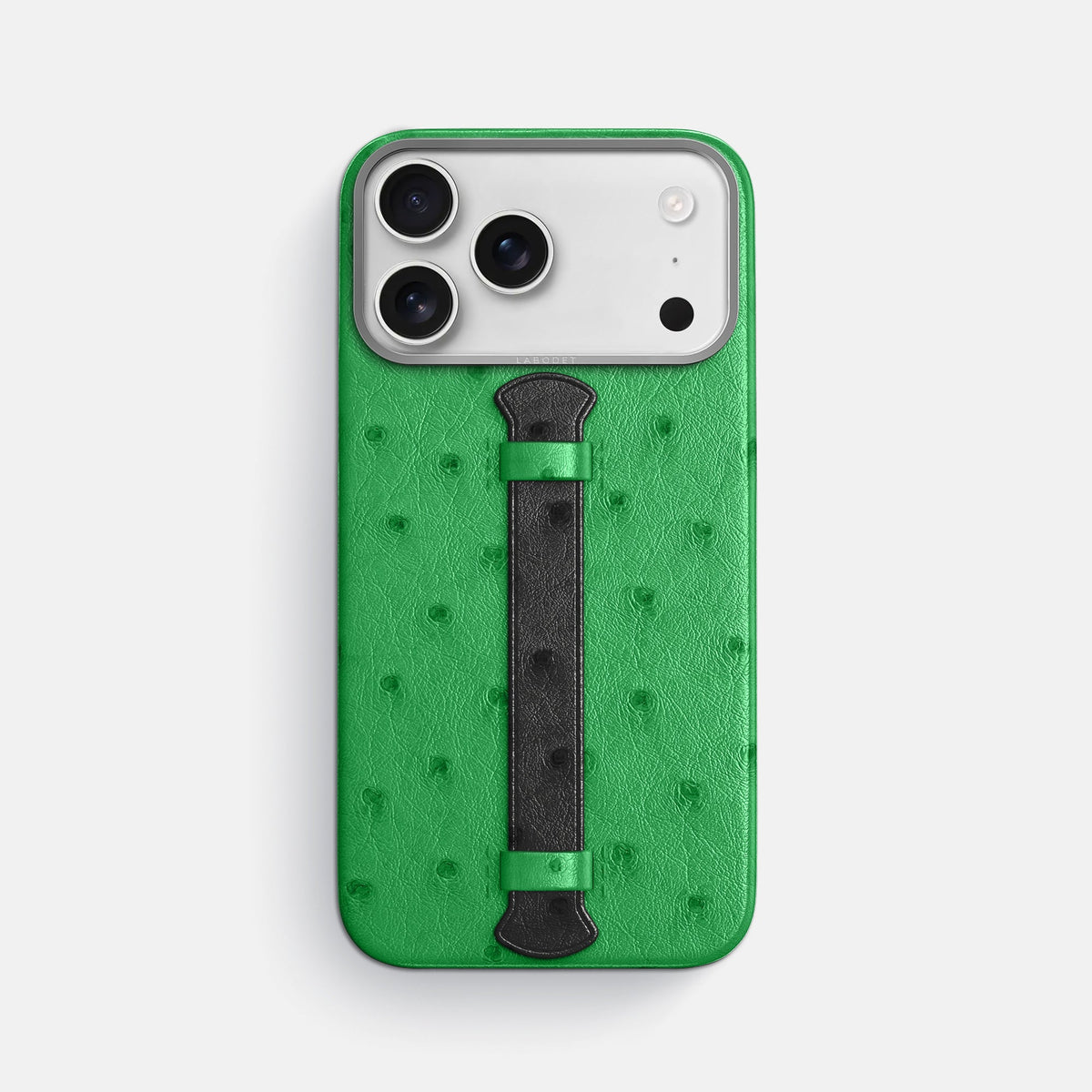 Center Handle Coloré For iPhone 18 Pro Max In Ostrich -1 | Kentucky-Green-Steel