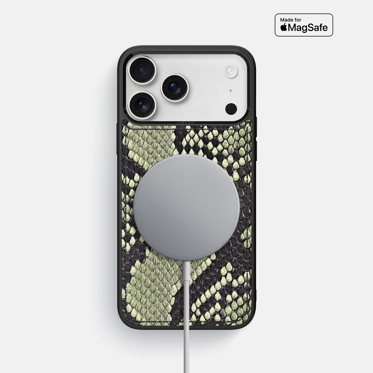 Sport Case For iPhone 17 Pro Max In Deluxe Python -5 | Army-Green