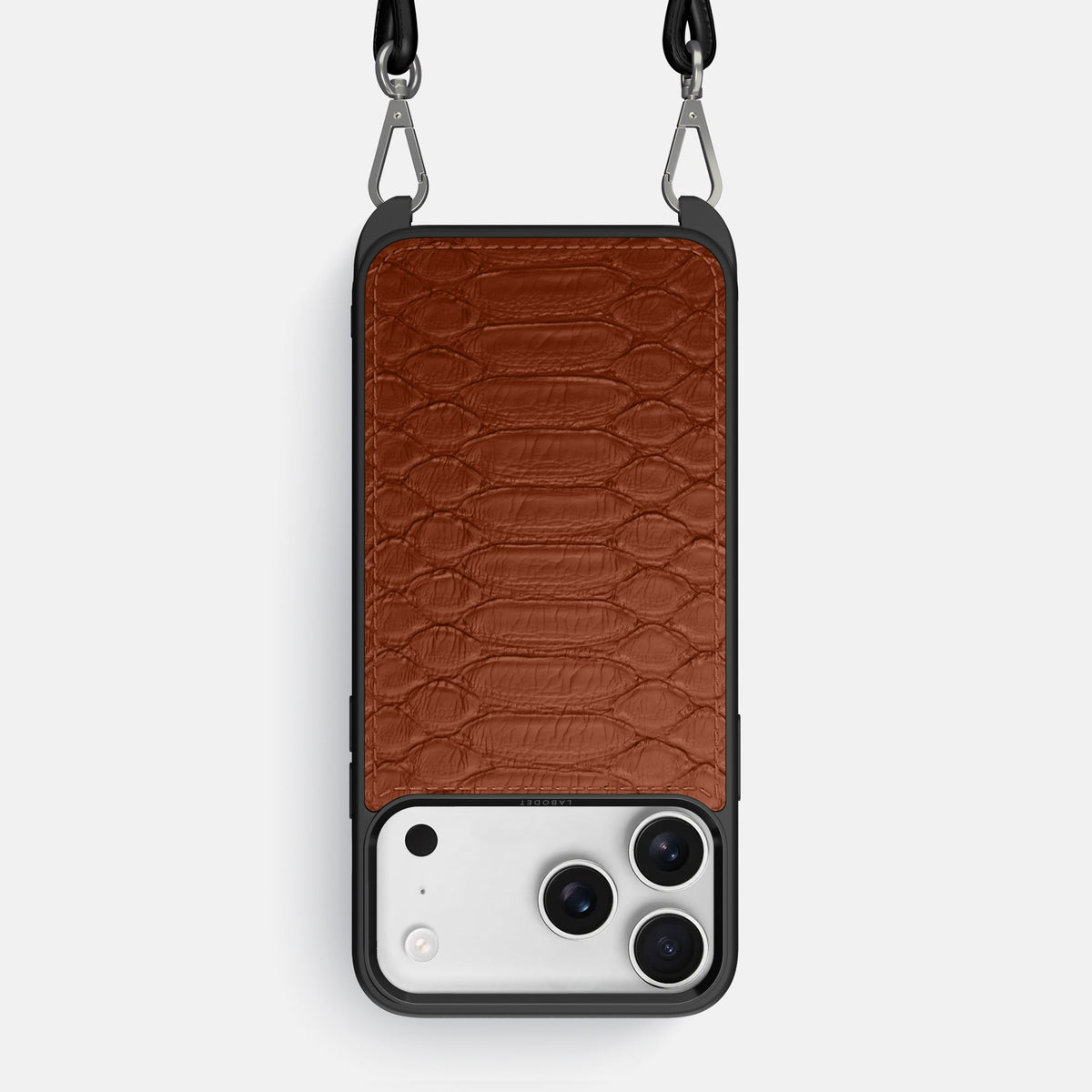 Crossbody Sport Case For iPhone 18 Pro Max In Python -1 | Medium-Brown