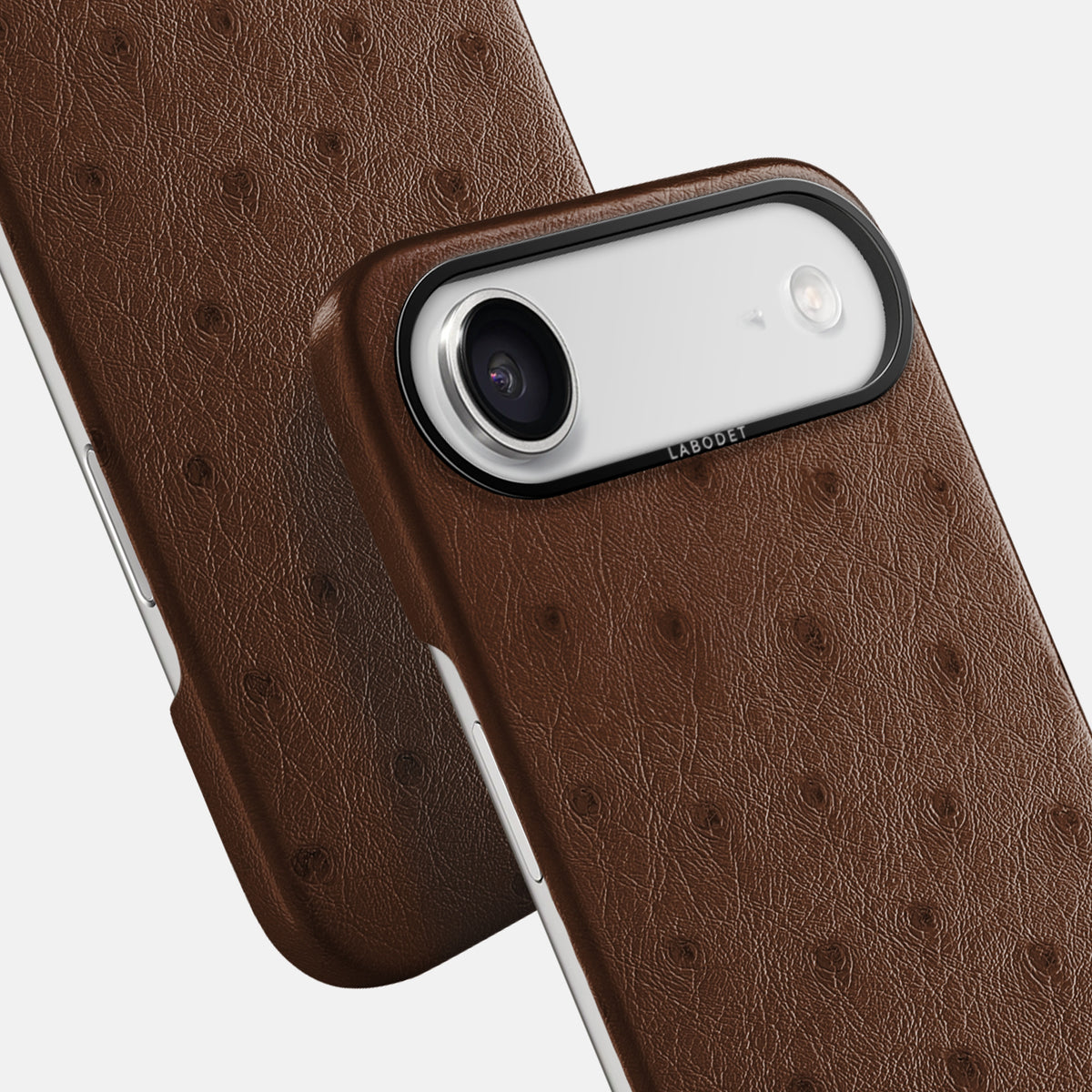 Classic Case For iPhone 17 Air In Ostrich -6 | Chocolate-Black