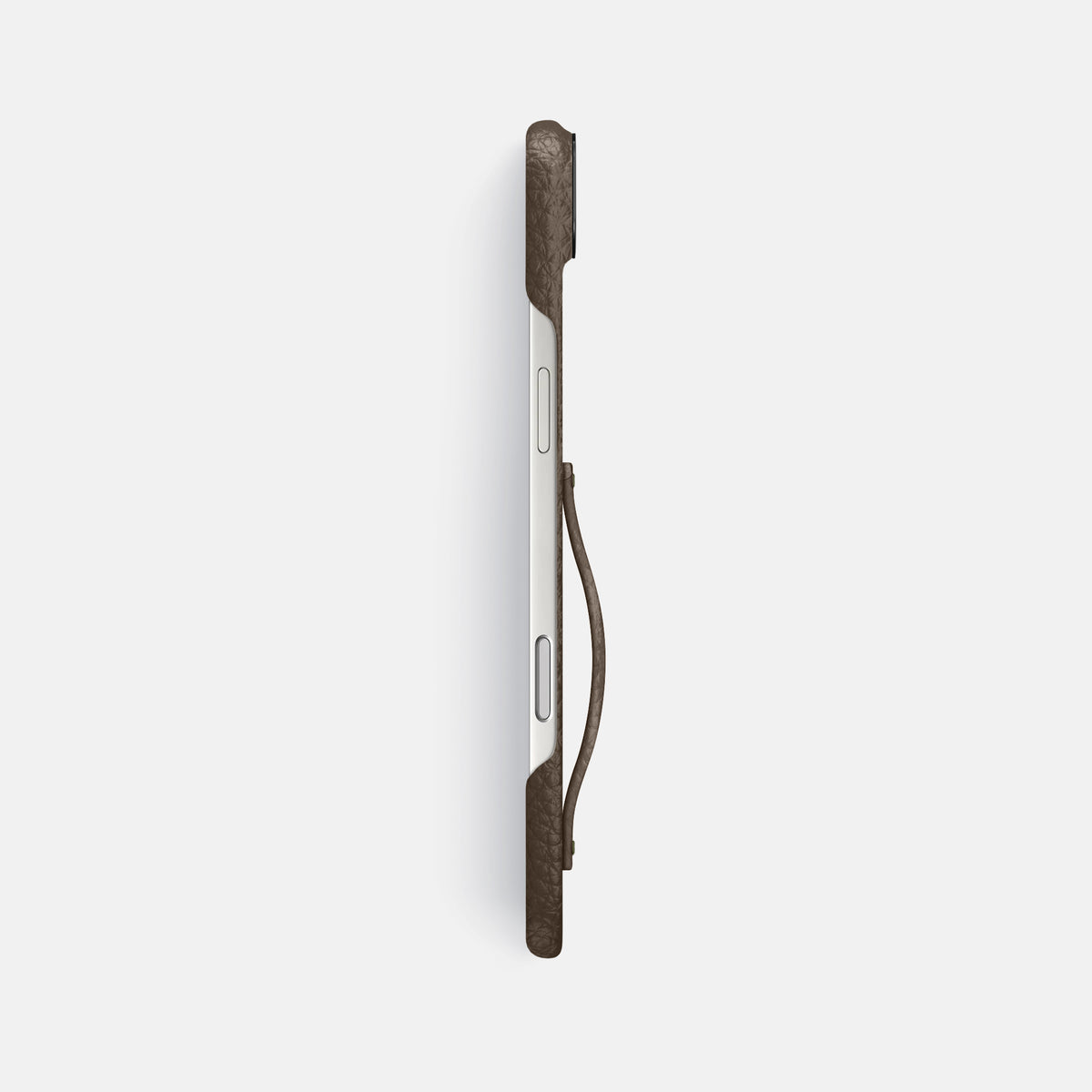 Finger Case For iPhone 17 Air In Calf -3 | Dark-Brown-Black