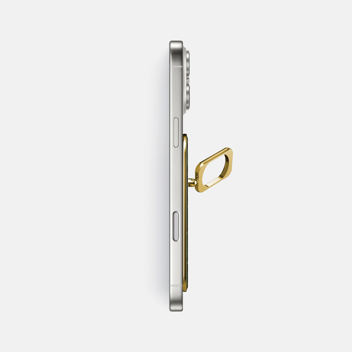 MagSafe Ring For iPhone 18 Pro Max In Patina Alligator -3 | Green-Gold
