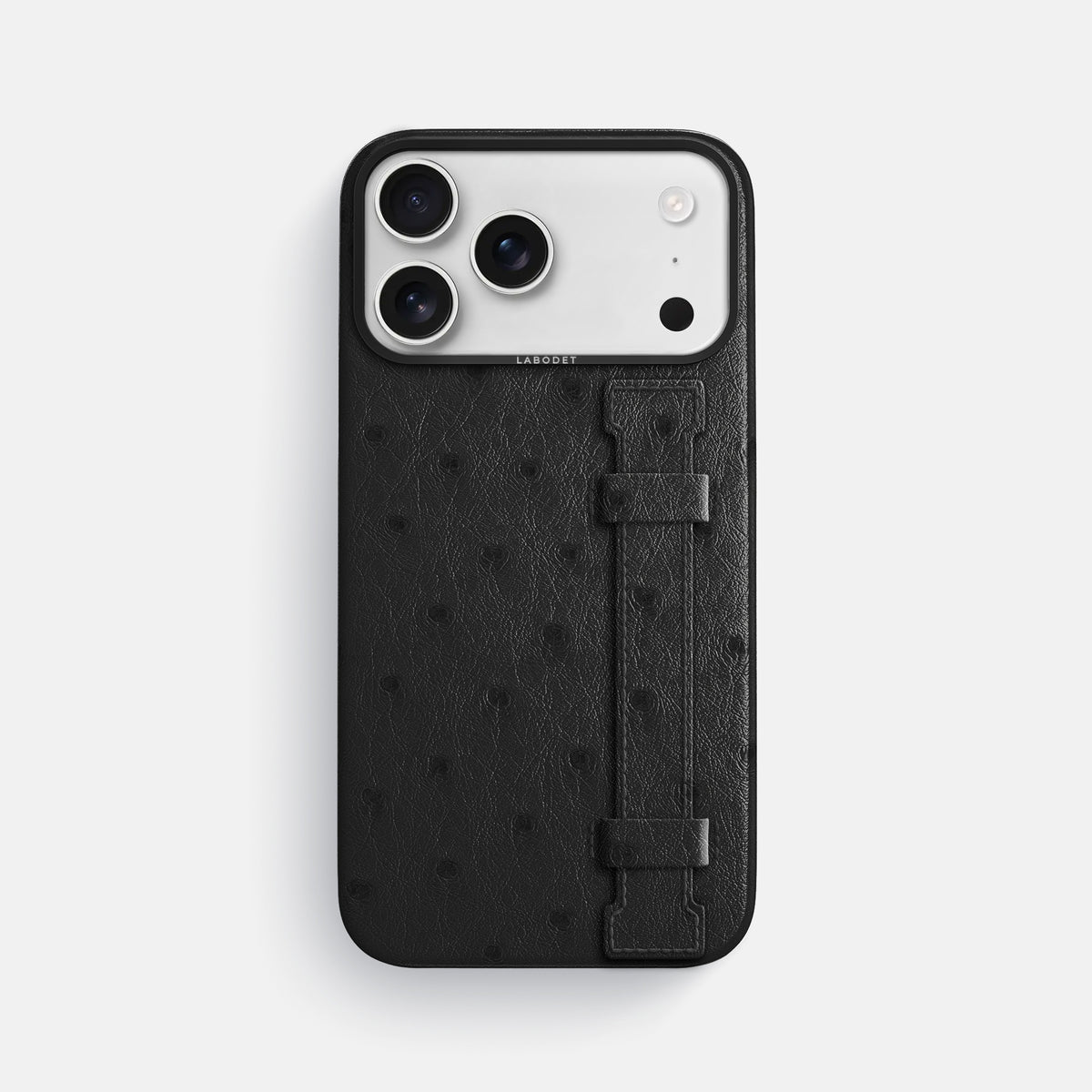 Handle Case For iPhone 17 Pro Max In Ostrich -1 | Black-Black