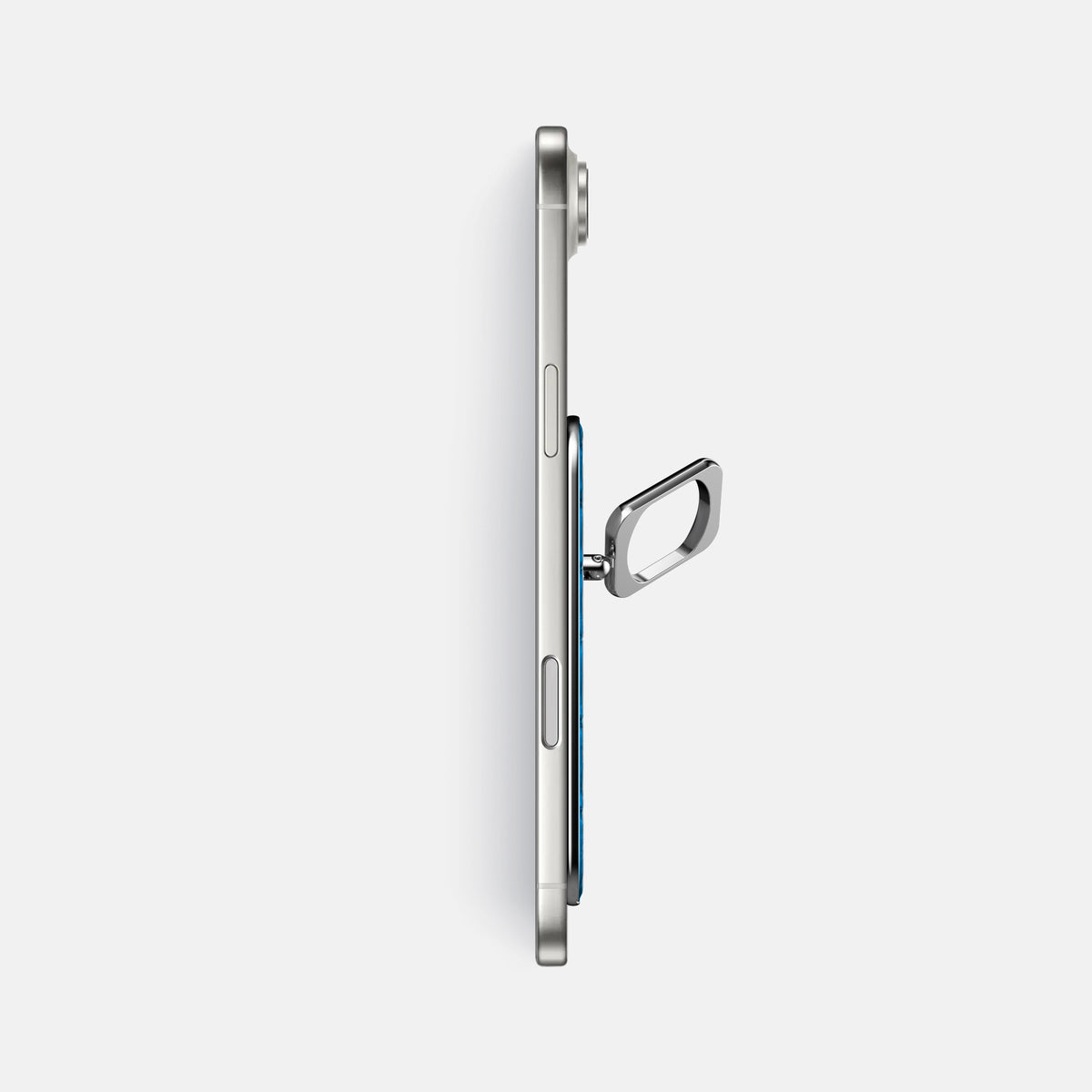 MagSafe Ring For iPhone 17 Air In Porosus Crocodile -3 | Blue-Lagoon-Steel