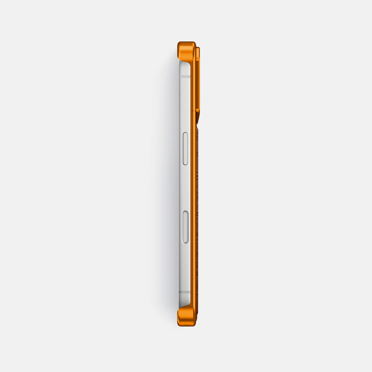 Metal Case For iPhone 17 Pro Max In Python -3 | Medium-Brown-Orange
