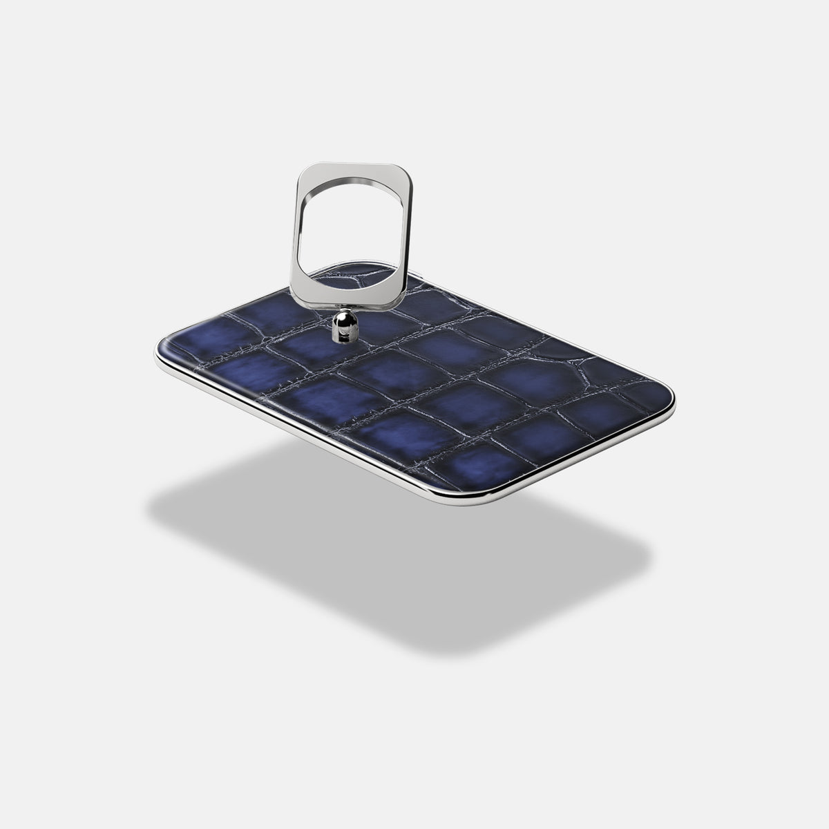 MagSafe Ring For iPhone 17 Pro In Patina Alligator -4 | Havana-Blue-Steel
