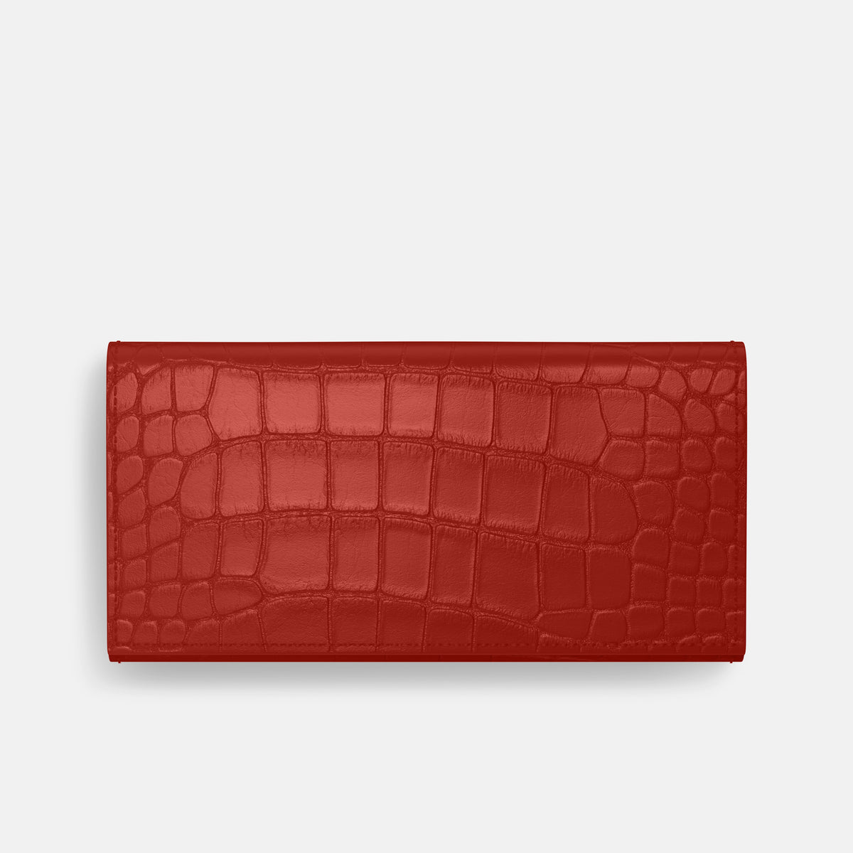 Wallet Case For iPhone 17 Air In Alligator -3 | Red