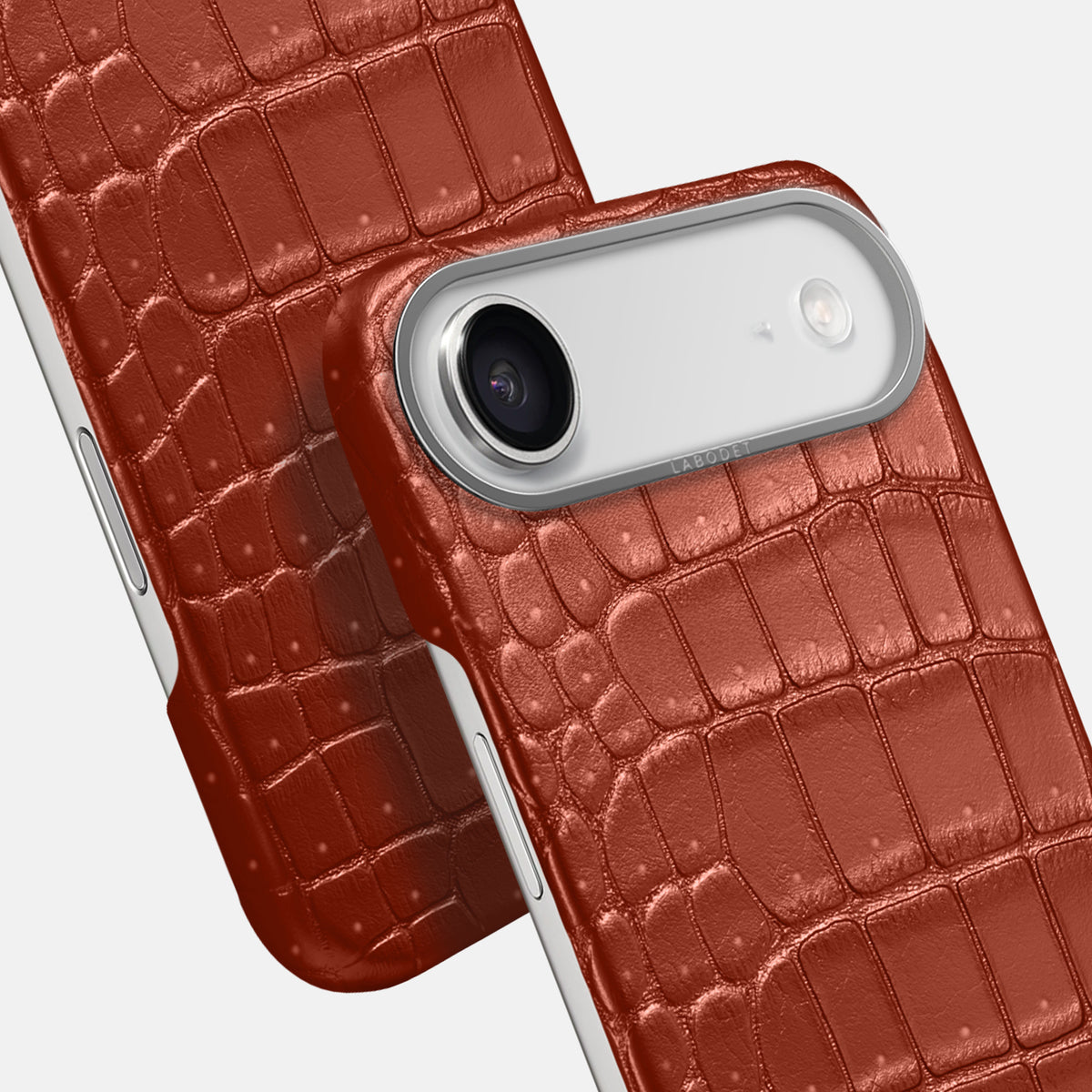 Classic Case For iPhone 17 Air In Porosus Crocodile -6 | Nuts-Steel