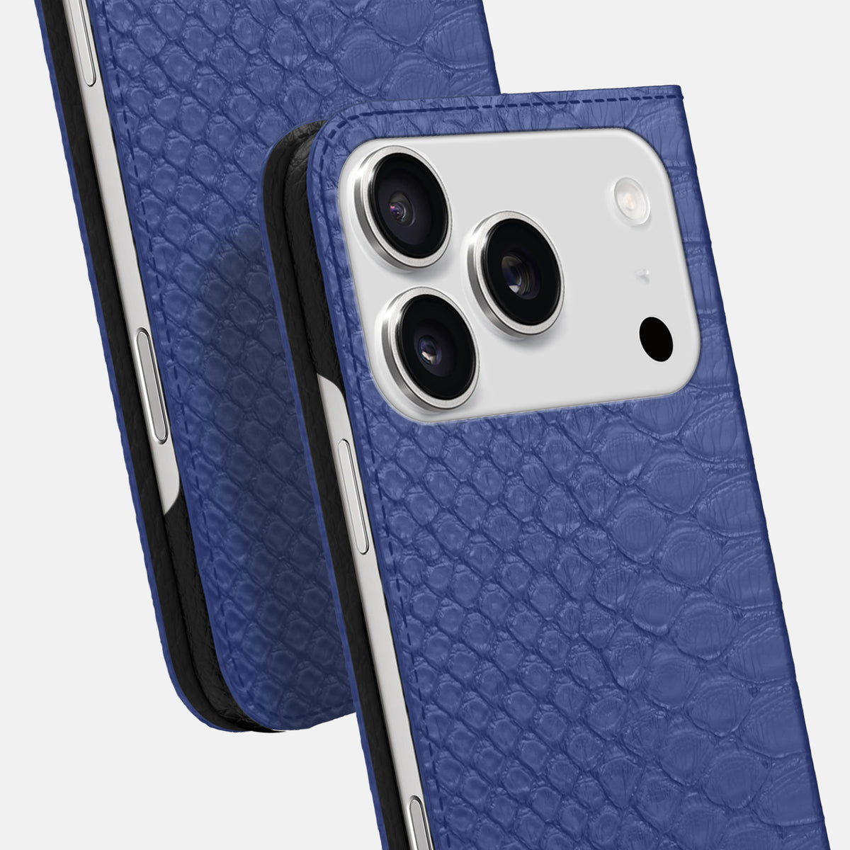 Folio Slim Case For iPhone 17 Pro Max In Python -5 | Royal-Blue