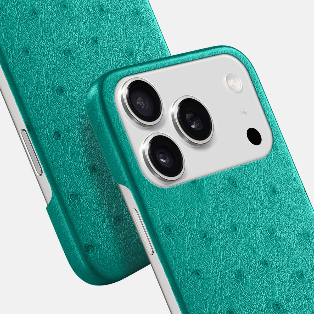 Slim Case For iPhone 17 Pro In Ostrich -6 | Turquoise