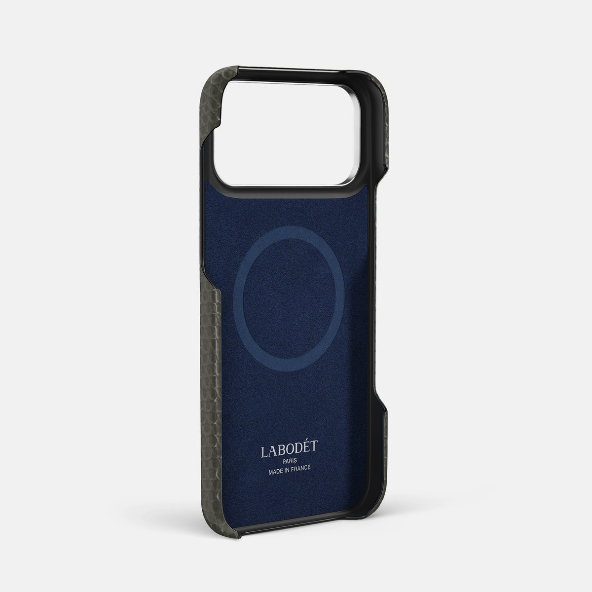 Finger Case For iPhone 17 Pro Max In Lizard -4 | Grey-Steel