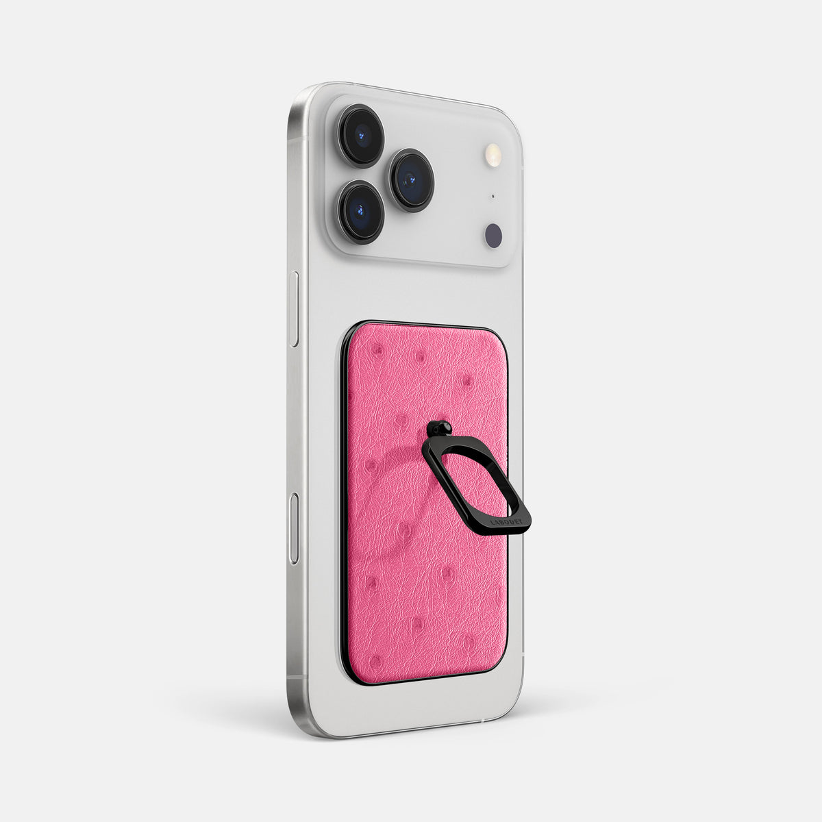 MagSafe Ring For iPhone 17 Pro Max In Ostrich -1 | Pink-Black