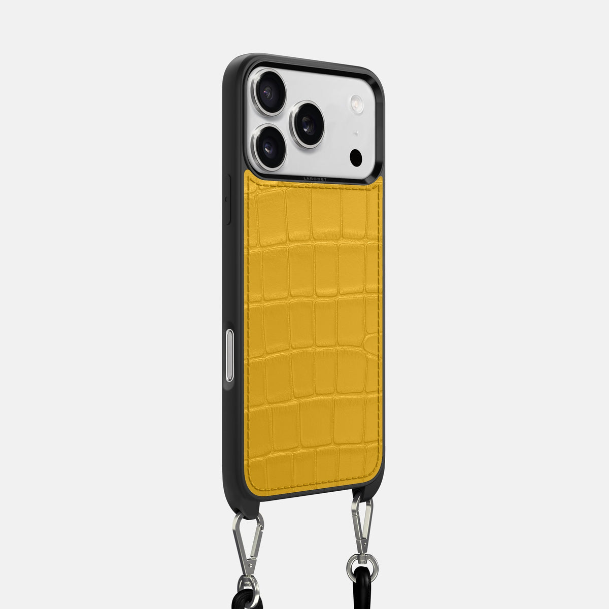 Crossbody Sport Case For iPhone 18 Pro In Alligator -2 | Yellow