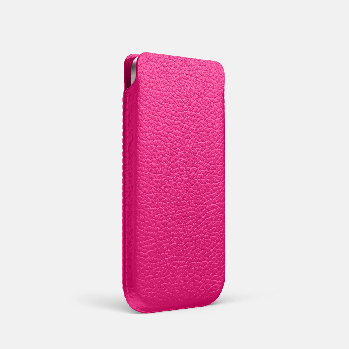 Pouch Case For iPhone 18 Pro In Calf -2 | Magenta