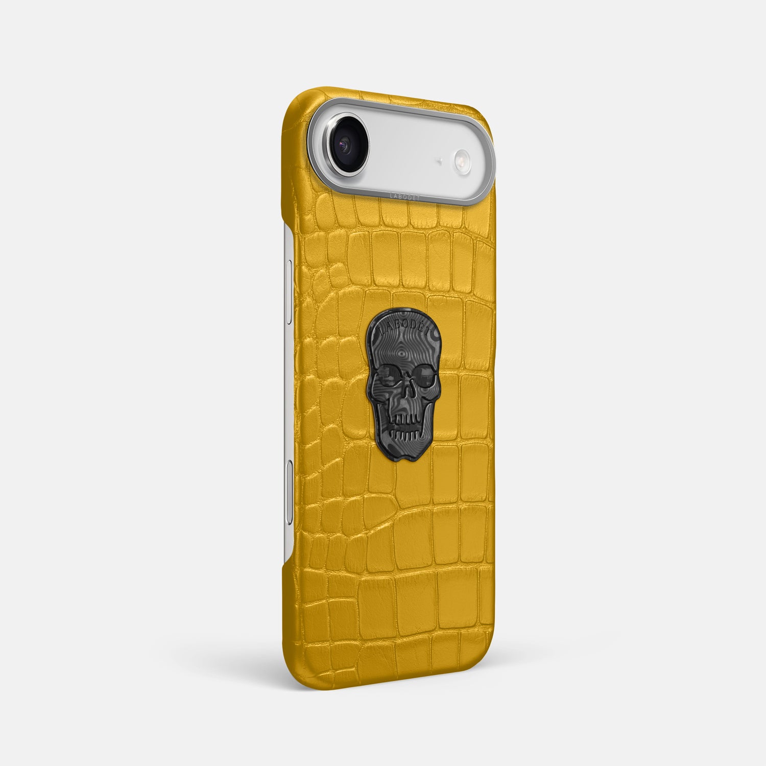 Classic Case With Carbon Skull For iPhone 17 Air In Alligator – Labodet Classic Case With Carbon Skull For iPhone 17 Air In Alligator – Labodet