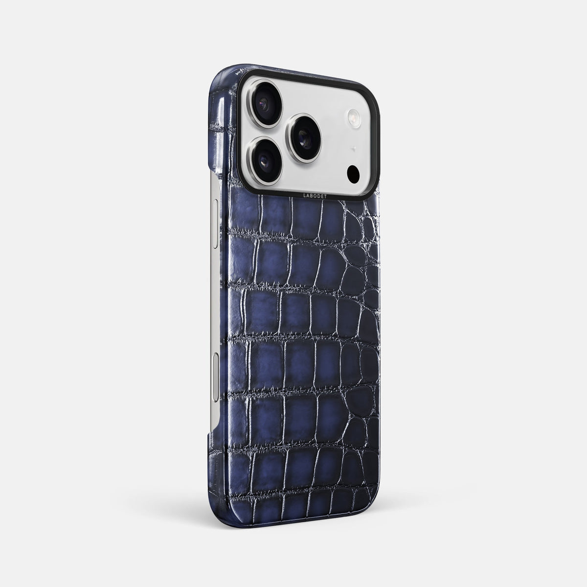 Classic Case For iPhone 18 Pro Max In Patina Alligator -2 | Havana-Blue-Black