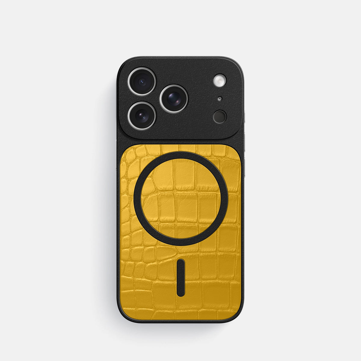 MagSafe Mask For iPhone 18 Pro In Alligator -3 | Yellow