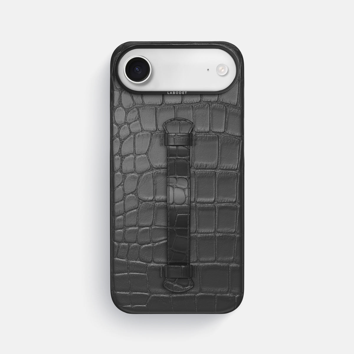 Center Handle For iPhone 17 Air In Alligator -2 | Grey-Black
