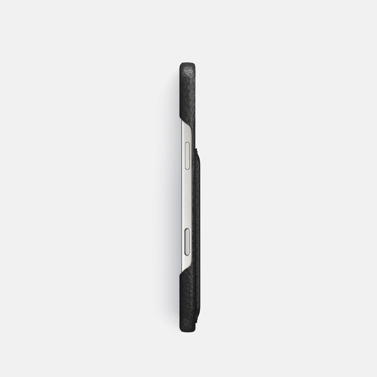 Slim Card Case For iPhone 17 Pro In Calf -3 | Black