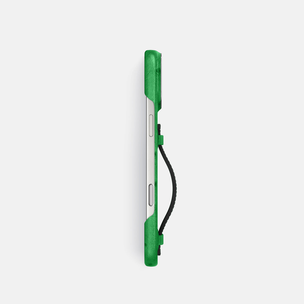 Center Handle Coloré For iPhone 17 Pro In Ostrich -2 | Kentucky-Green-Steel