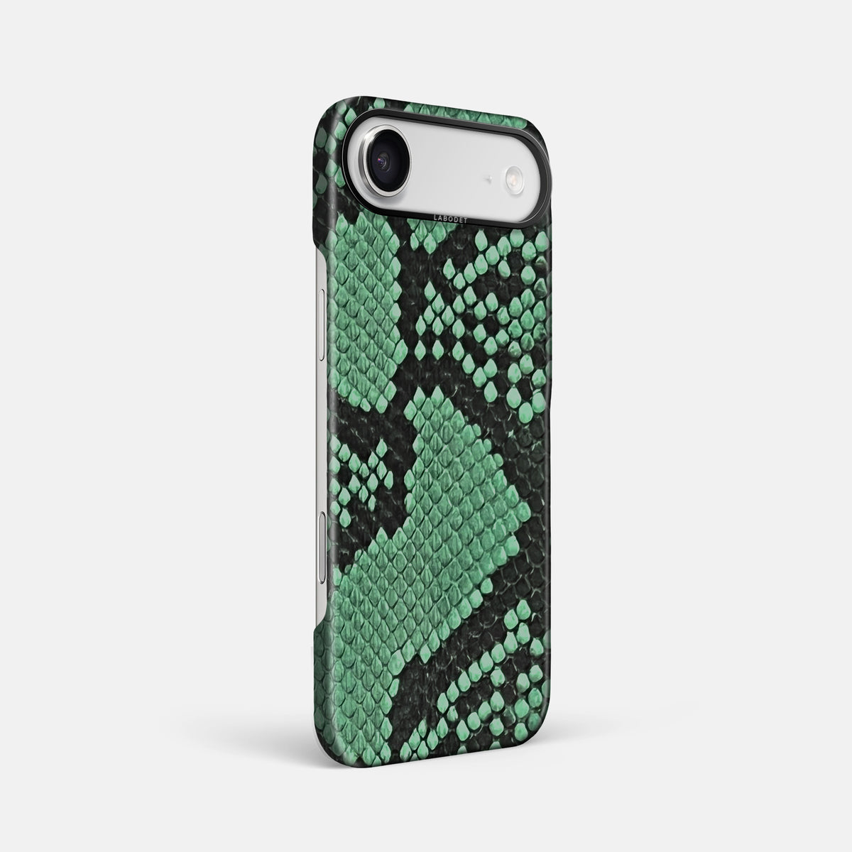 Classic Case For iPhone 17 Air In Deluxe Python -2 | Forest-Green-Black