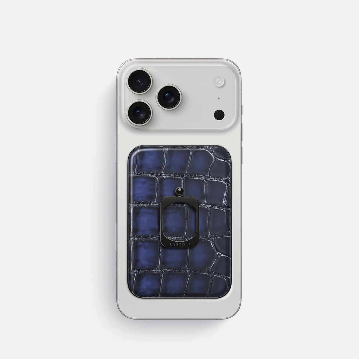 MagSafe Ring For iPhone 18 Pro In Patina Alligator -2 | Havana-Blue-Black