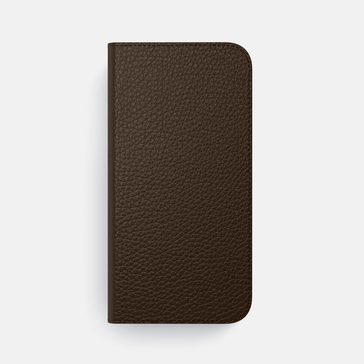 Folio Slim Case For iPhone 17 Pro Max In Calf -4 | Dark-Brown