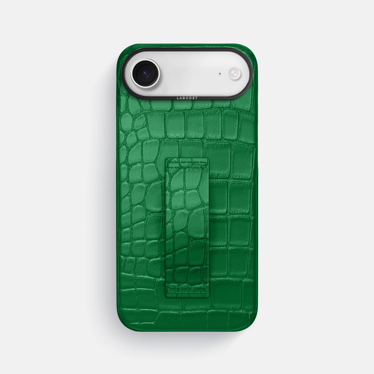 Finger Case For iPhone 17 Air In Alligator -1 | Forest-Green-Black