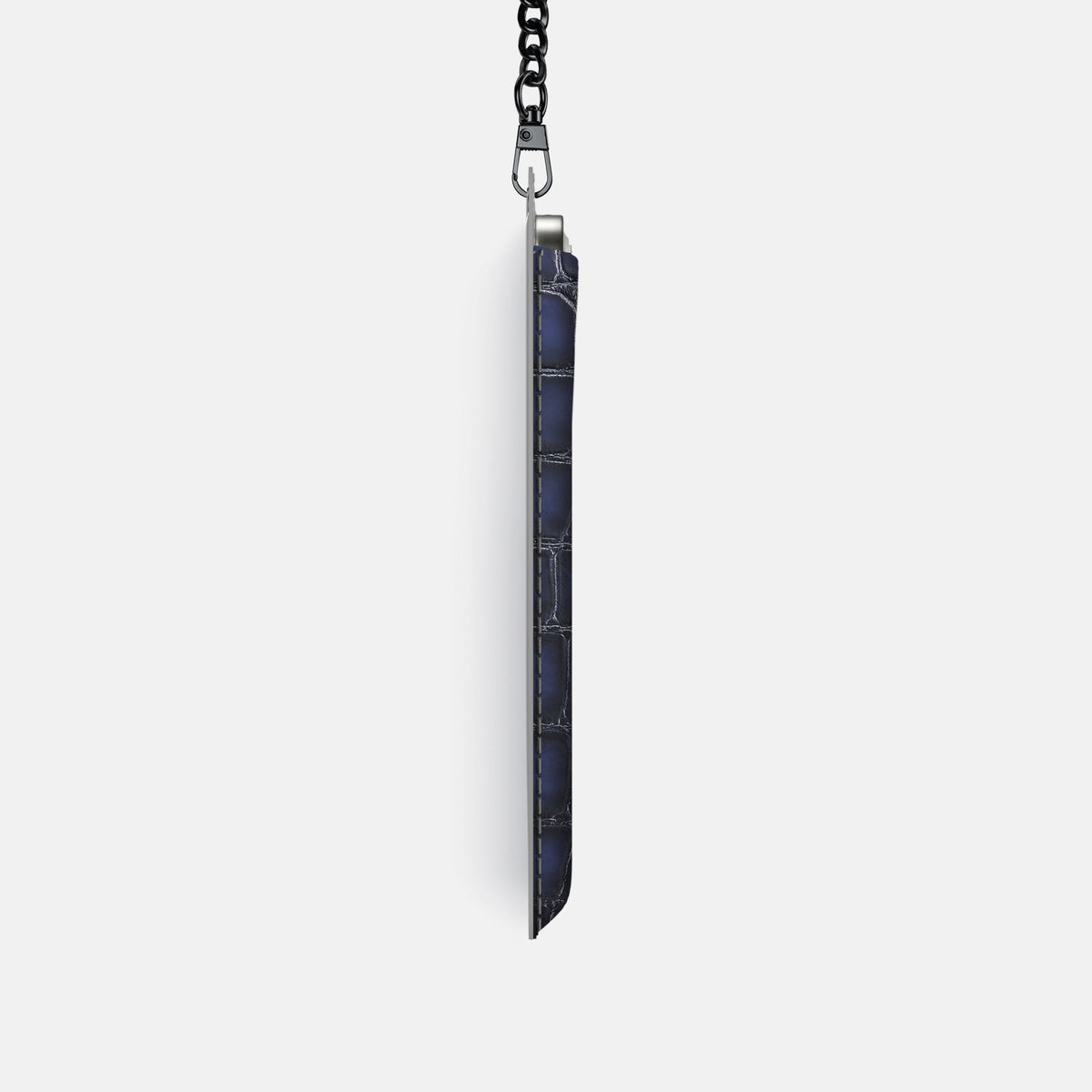Crossbody Bag For iPhone 18 Pro In Patina Alligator -4 | Havana-Blue-Black