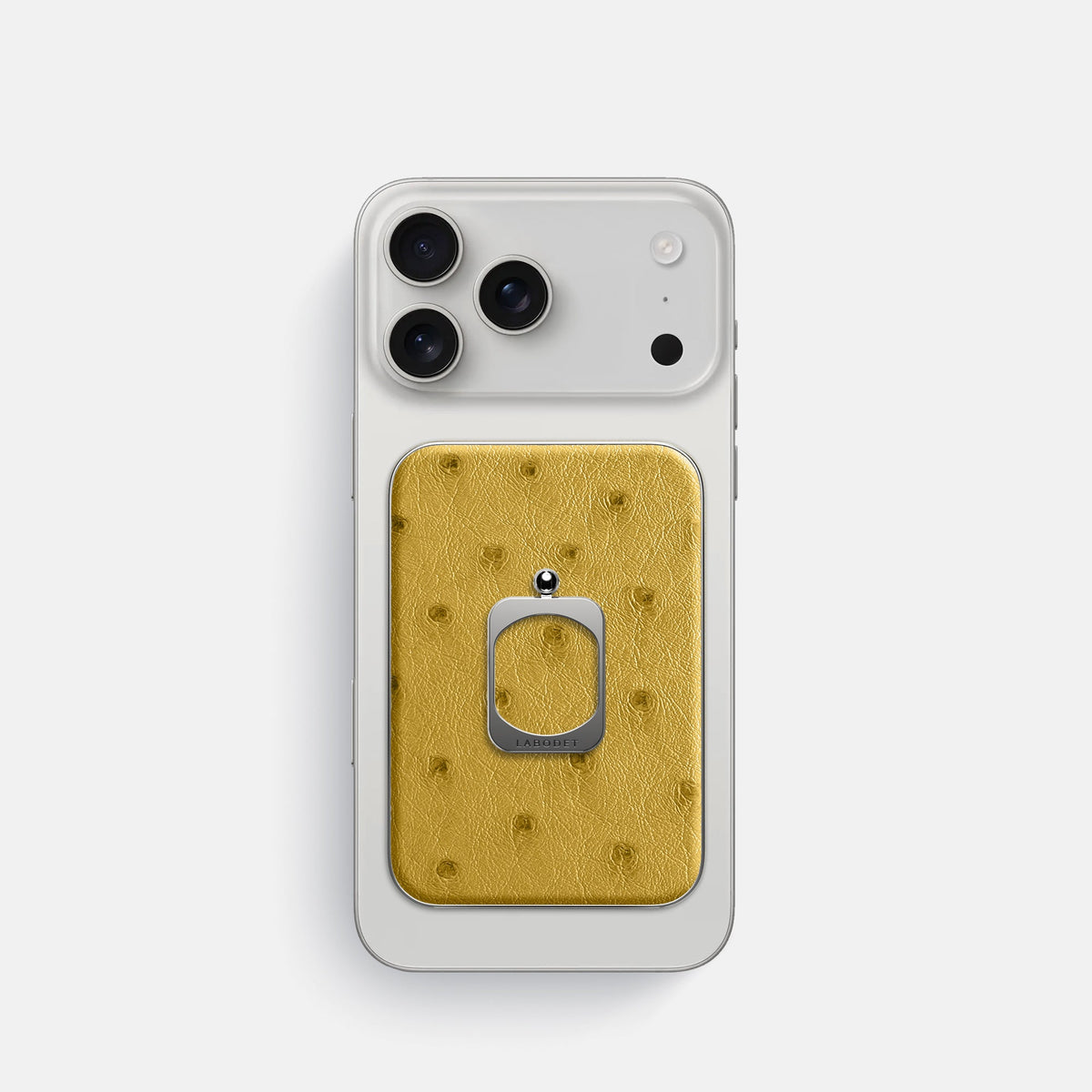 MagSafe Ring For iPhone 18 Pro In Ostrich -2 | Gold-Steel