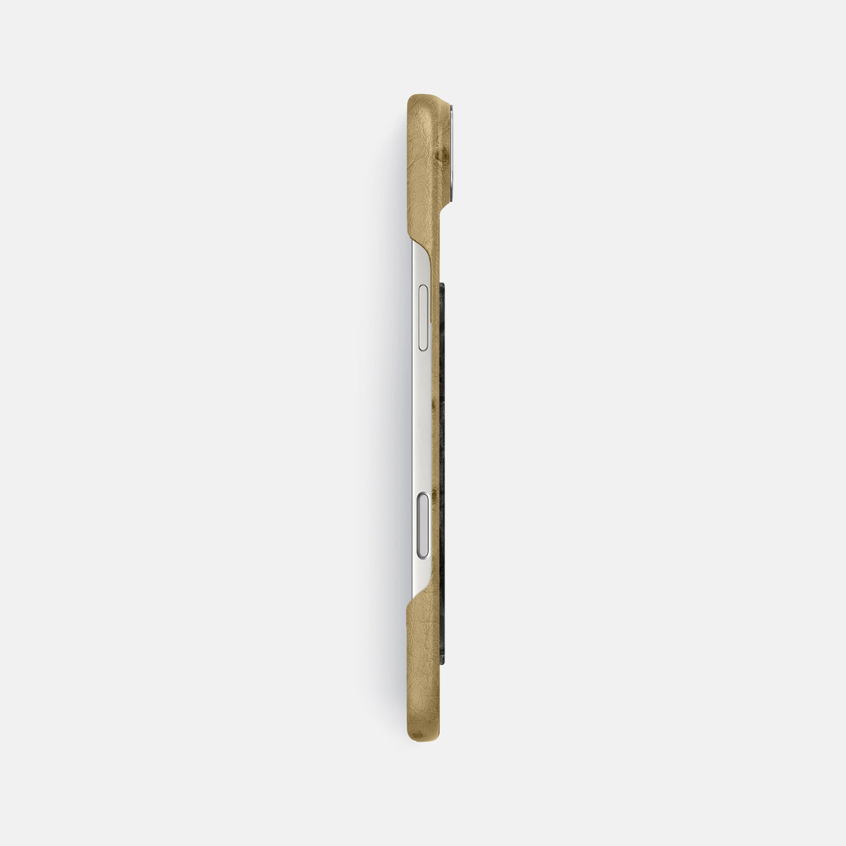 Classic Case With Carbon Dragon For iPhone 17 Air In Ostrich -3 | Desert-Sand-Steel