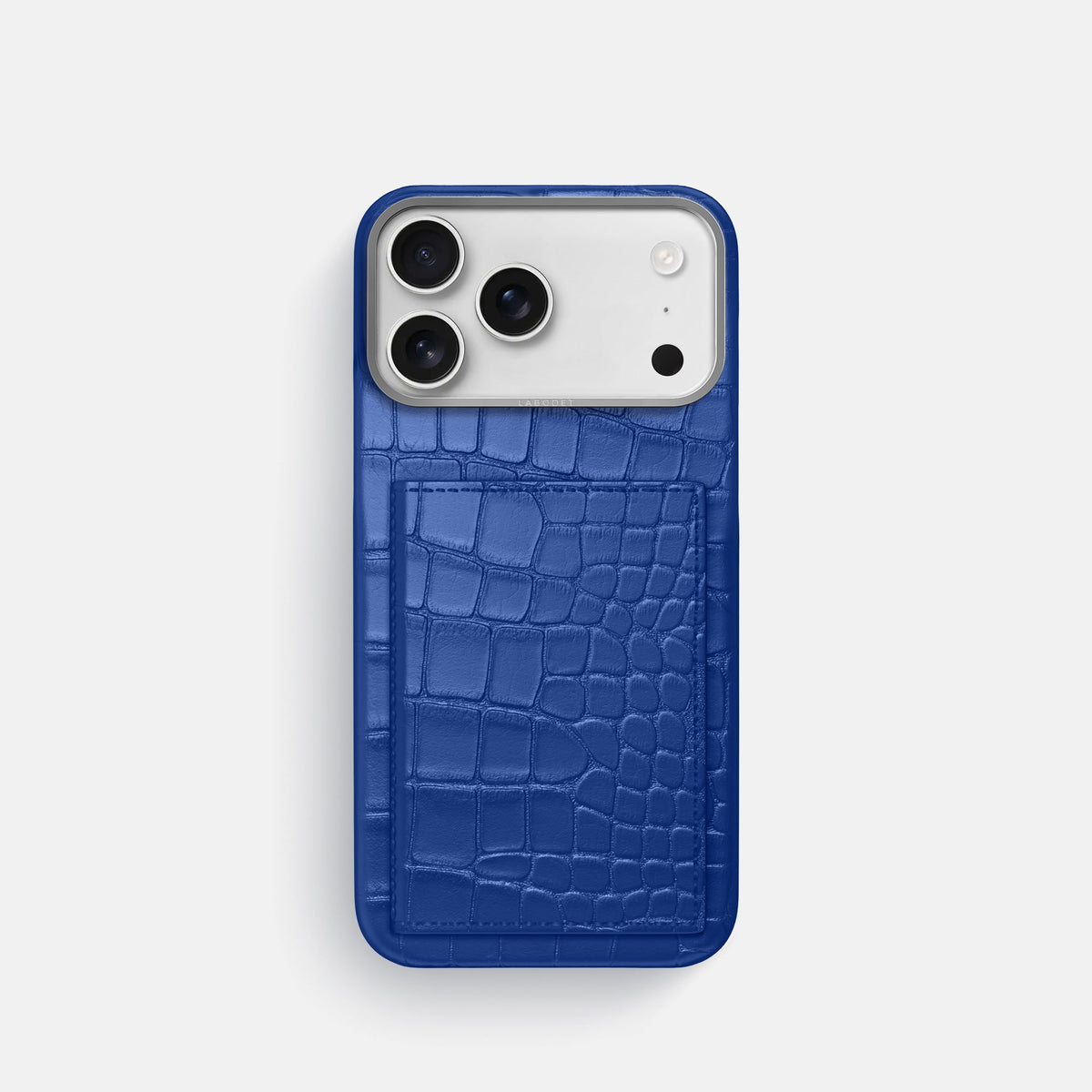 Bi-Fold Case For iPhone 18 Pro In Alligator -1 | Royal-Blue-Steel