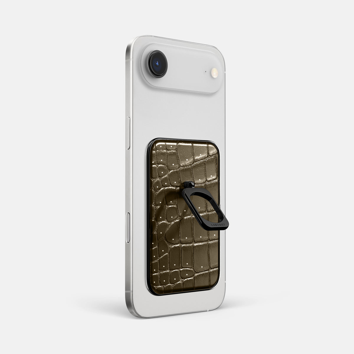MagSafe Ring For iPhone 17 Air In Porosus Crocodile -1 | Bronze-Black