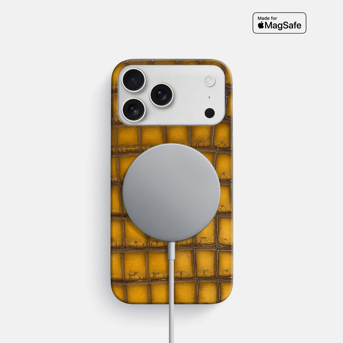 Slim Case For iPhone 18 Pro In Patina Alligator -5 | Sydney