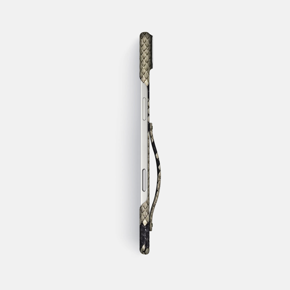 Finger Case For iPhone 17 Air In Deluxe Python -3 | Savannah-Steel