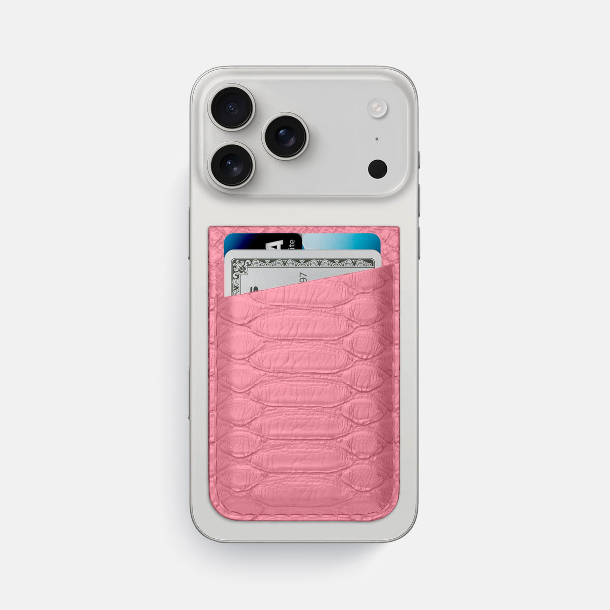 MagSafe Wallet For iPhone 18 Pro Max In Python -1 | Pink