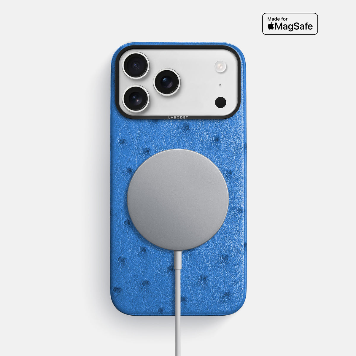 Classic Case For iPhone 17 Pro Max In Ostrich -5 | Royal-Blue-Black