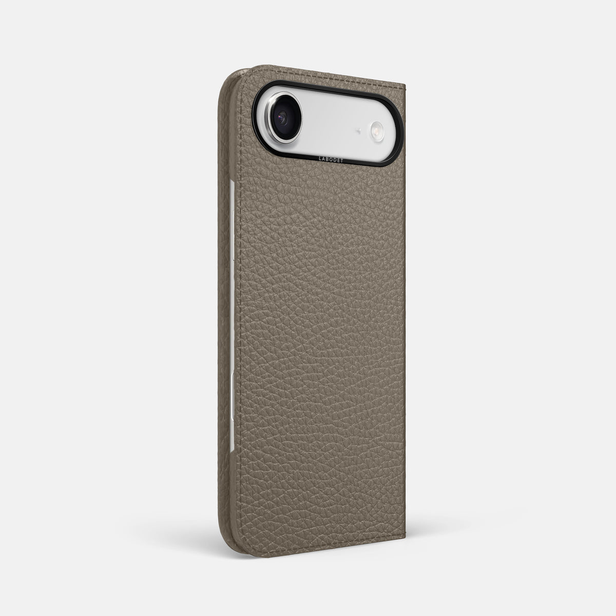 Folio Case For iPhone 17 Air In Calf -1 | Taupe-Black