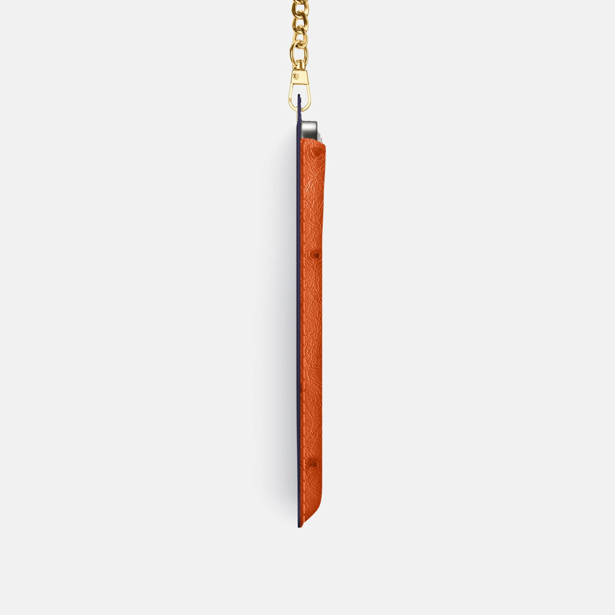 Crossbody Bag For iPhone 18 Pro In Ostrich -4 | Orange-Gold