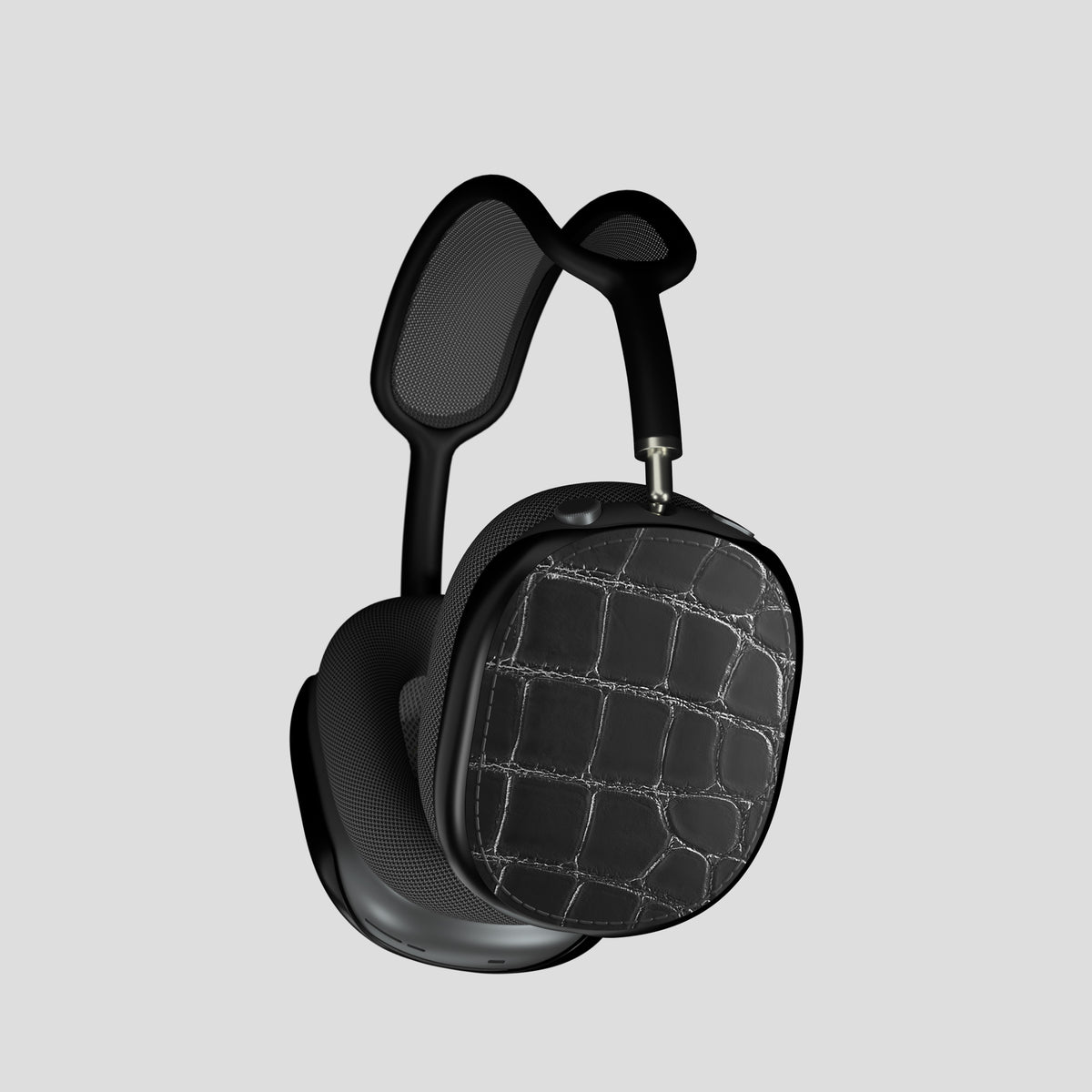 Shells For AirPods Max In Patina Alligator -2 | Havana-Black