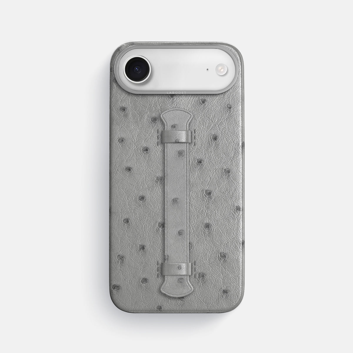 Center Handle For iPhone 17 Air In Ostrich -1 | Silver-Steel