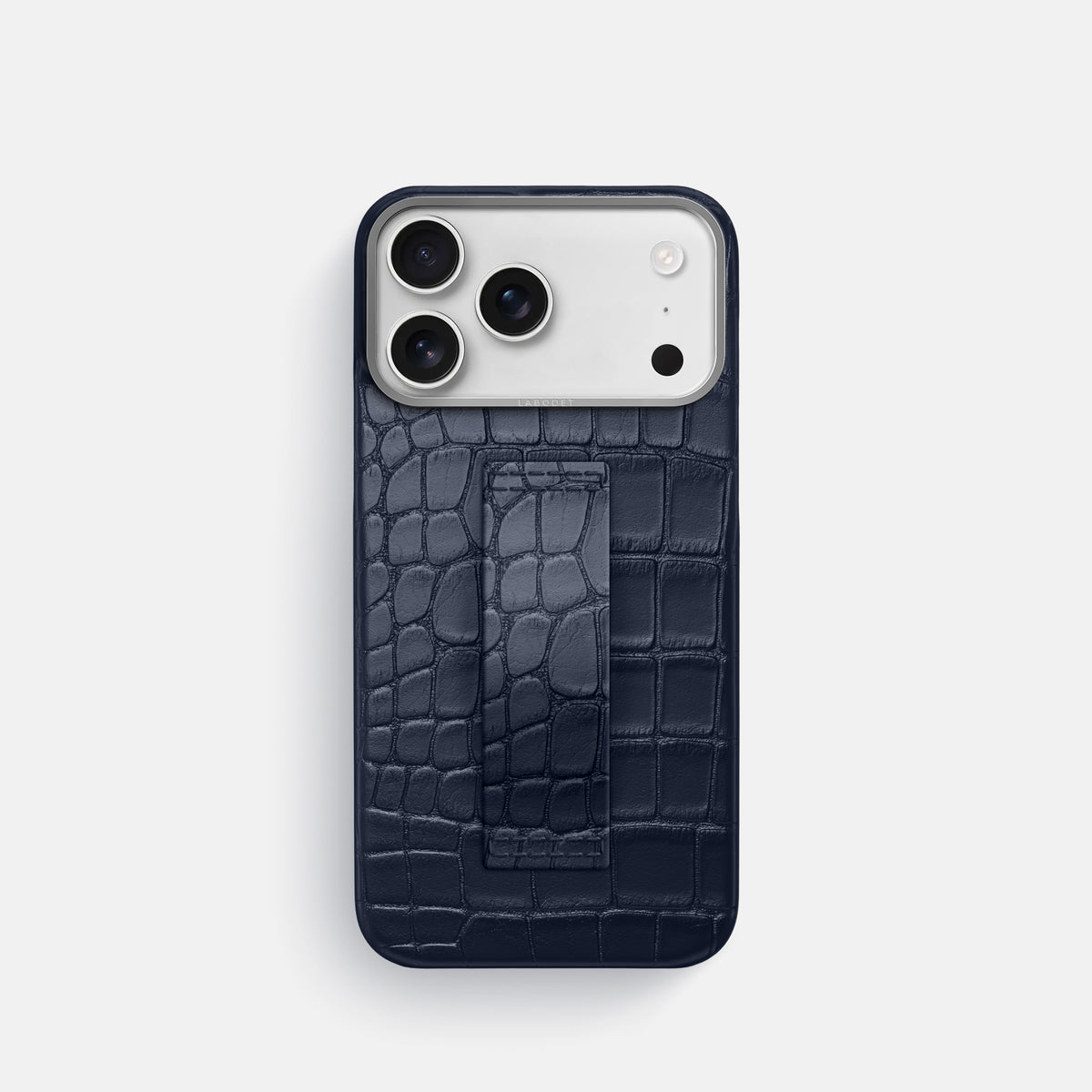 Finger Case For iPhone 17 Pro In Alligator -1 | Navy-Blue-Steel