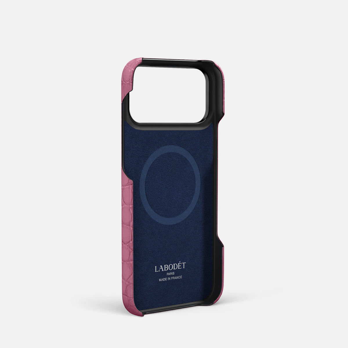 Finger Case For iPhone 17 Pro In Alligator -4 | Pink-Lagoon-Black