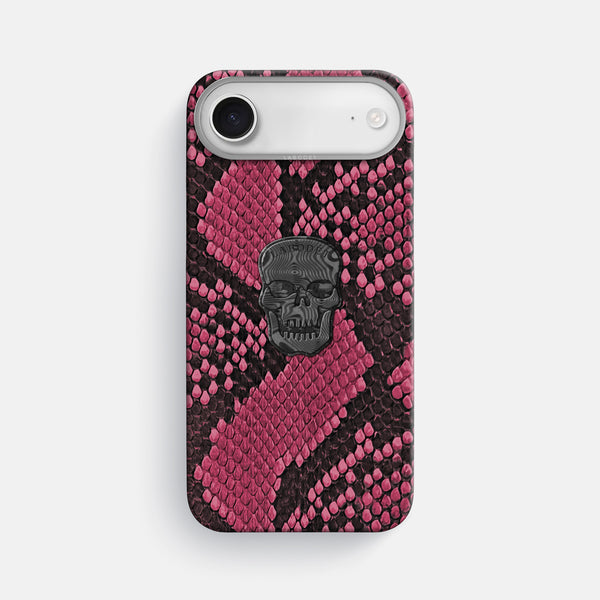 Classic Case With Carbon Skull For iPhone 17 Air In Deluxe Python