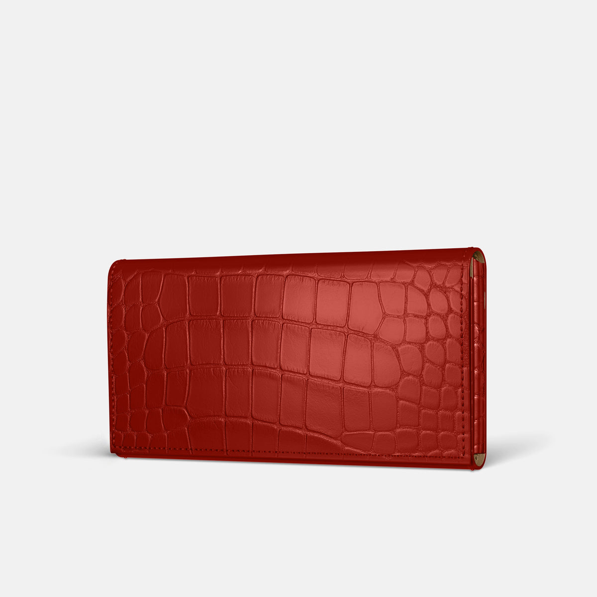 Wallet Case For iPhone 17 Pro In Alligator -1 | Red